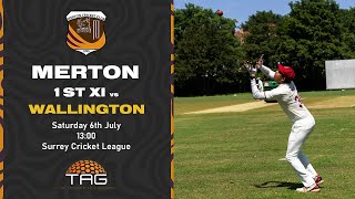 Merton CC Saturday 1st XI vs Wallington CC 1st XI Part 1 [upl. by Paula]