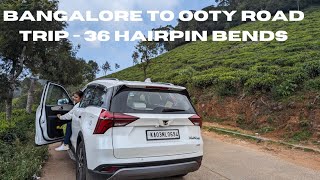 Bangalore to Ooty Roads Trip  36 Hairpin Bends De Rock Jungle living resort Coonor [upl. by Ravens]