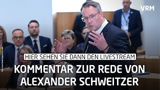 Kommentar zur Regierungserklärung von Alexander Schweitzer [upl. by Acinahs]