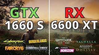 GTX 1660 SUPER VS RX 6600 XT  BENCHMARK IN 1080p AND 1440p [upl. by Atirehc229]