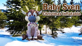 Baby Sven Christmas Inflatable by Gemmy [upl. by Fortin]