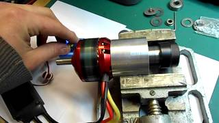 Brushless DC Motor Spindle for CNC  Test Run  by C Raynerd [upl. by Kcirtap]