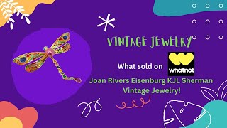 What Sold on Whatnot Joan Rivers  KJL  Nolan Miller  Eisenburg amp more Vintage Jewelry [upl. by Clare435]