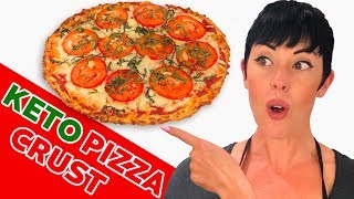 Keto Pizza Crust – NO Cauliflower [upl. by Sorkin]