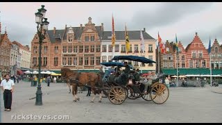 Bruges Belgium Market Square  Rick Steves’ Europe Travel Guide  Travel Bite [upl. by Gustave595]