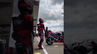 First Remy Gardner YZR M1 ride at the Sachsenring circuit practice session [upl. by Macey]