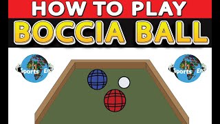 How to Play Boccia Ball  played by athletes with physical disabilities [upl. by Ahsinrac]