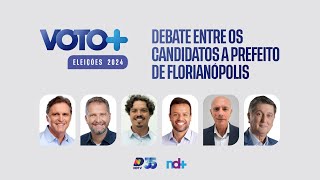 Debate à Prefeitura de Florianópolis  1º Turno  Eleições 2024  ND Mais 29082024 [upl. by Tadich553]