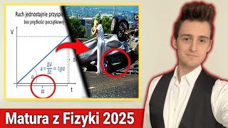 Zadania do matury z fizyki 12  Ciało porusza się przez 30s ruchem jednostajn matura fizyka 2025 [upl. by Petua285]