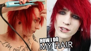 How I Do My EmoScene Hair  Johnnie Guilbert [upl. by Alissa]