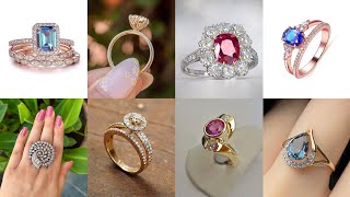 Latest diamond engagement rings design collection ideas [upl. by Loomis925]