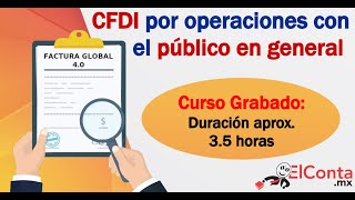 Todo sobre el CFDI Público en General [upl. by Alexis35]