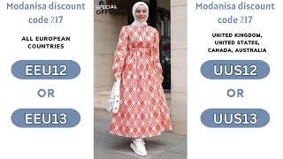 Fashion Deal  Dress to Impress Modanisa 17 Off [upl. by Aikam]