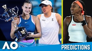 Swiatek amp Gauffs TRICKY Draws Sabalenka’s EASY Path  Australian Open 2024 Predictions [upl. by Cutlip36]