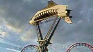 Looping Starship at Six Flags Great Adventure [upl. by Honor802]