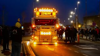 Mega Trucks Festival sHertogenbosch 2023  the departure of the trucks [upl. by Rentsch]