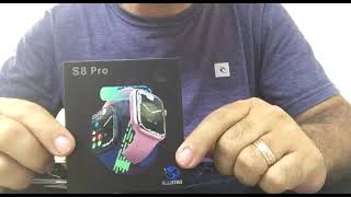 REVIEW SMARTWATCH S8 PRO ATUALIZADO [upl. by Nnyled595]