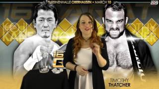 wXw 16 Carat Gold 2017 Erstrundenauslosung [upl. by Seugram196]