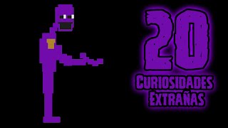 Top 20 Las 20 Curiosidades Extrañas De El Hombre Morado Purple Man fnaf 3 [upl. by Shipman767]