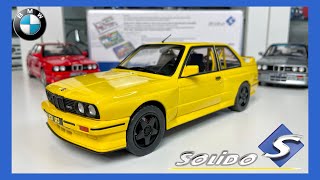 118 BMW M3 E30 Yellow  Street Fighter  Solido Unboxing [upl. by Ozner378]