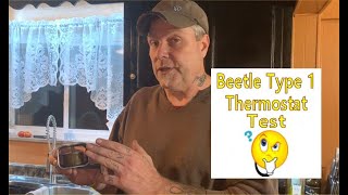 VW Beetle  Super Beetle thermostat test and function Easy [upl. by Isaacson370]