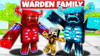 Adopted By A WARDEN FAMILY In Minecraft Hindi [upl. by Mic]