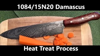 108415N20 Damascus Heat Treat Procedure [upl. by Naillij]