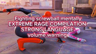 Screwball from SpiderMan 2018 drives me insane  EXTREME RAGE Compliationspidermanspiderman2018 [upl. by Queri]