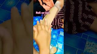 Hair Removal Roll wax heater  Roll on wax  easy way to wax shorts [upl. by Tiffany]