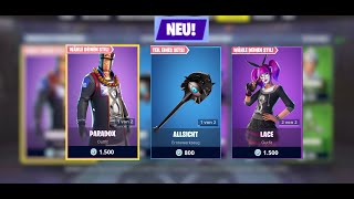 Fortnite NEU Paradox Skin  Lace Skin  Allsicht AXT  Vision Crazy Feet  Itemshop 13012019 [upl. by Hicks]