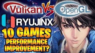 Ryujinx  OpenGL Vs Vulkan  Performance Test  GTX 1660  i5 8600 [upl. by Fink]