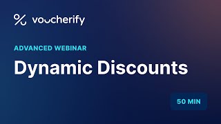 Voucherify Webinar – Dynamic Discounts for Upselling [upl. by Brockwell]