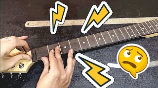 COMO QUITAR TRASTEO EN GUITARRA ELECTRICA 🎸 🎸 🎸 [upl. by Berey]