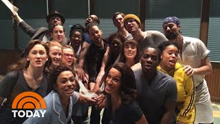 Sara Bareilles And The Cast Of ‘Waitress’ Celebrate Al Roker  TODAY [upl. by Zsamot]