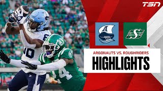 Argonauts vs Roughriders HIGHLIGHTS  CFL Week 5 [upl. by Aryad]