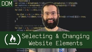 Selecting amp Changing Website Elements DOM manipulation  Beau teaches JavaScript [upl. by Sarita]