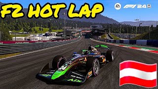 F2 2024 Hot Lap Around Austria F124 [upl. by Neitsabes]