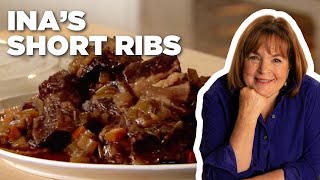 Ina Gartens Short Ribs  Barefoot Contessa  Food Network [upl. by Tsew40]