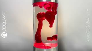 GOOLAMP  Red Goo with Clear Liquid in our 45L Bottle [upl. by Aileda]