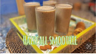 Stop hairfall in 15 days try this ultimate hairfall smoothie shorts viral shortsvideo fyp [upl. by Oeramed936]