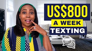 Make US800 A Week Texting Chatting With These 10 Websites  Available Worldwide [upl. by Nasya]