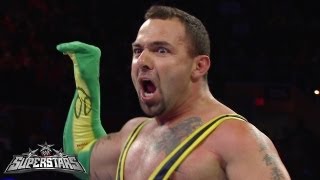 Santino Marella vs JTG WWE Superstars Sept 20 2013 [upl. by Bracci]