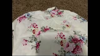 Baby lounger cover is great for a floral nursery babybabygirl review [upl. by Leizar780]