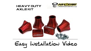 Heavy Duty Axle Kit Tutorial [upl. by Llednik]