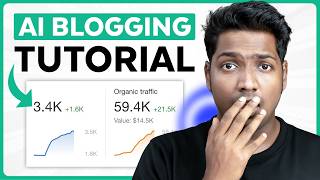 How To Create Blog Using AI  Complete Blogging Tutorial [upl. by Matthiew]