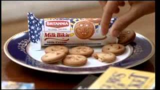 Britannia Milk Biscuits Commercial with Sachin Tendulkar [upl. by Cherice]