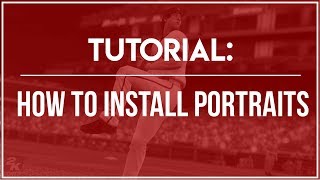 How to Install Portrait Packs in MLB 2K12 [upl. by Ynnohj]