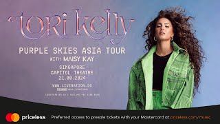 Tori Kelly  Purple Skies Asia Tour [upl. by Gemmell]