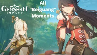 quotBeiguangquot All Beidou and Ningguang Cute amp Flirty Moments as of Genshin Impact V 24 [upl. by Enorahs392]