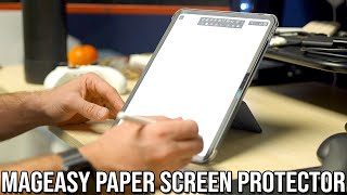 Mageasy Paper Screen Protector iPad Pro 11 Inch 2024 [upl. by Yenahs]